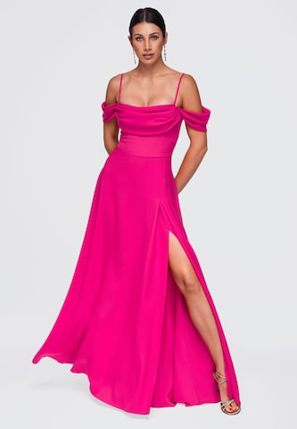Ombre Evening dress in Pink