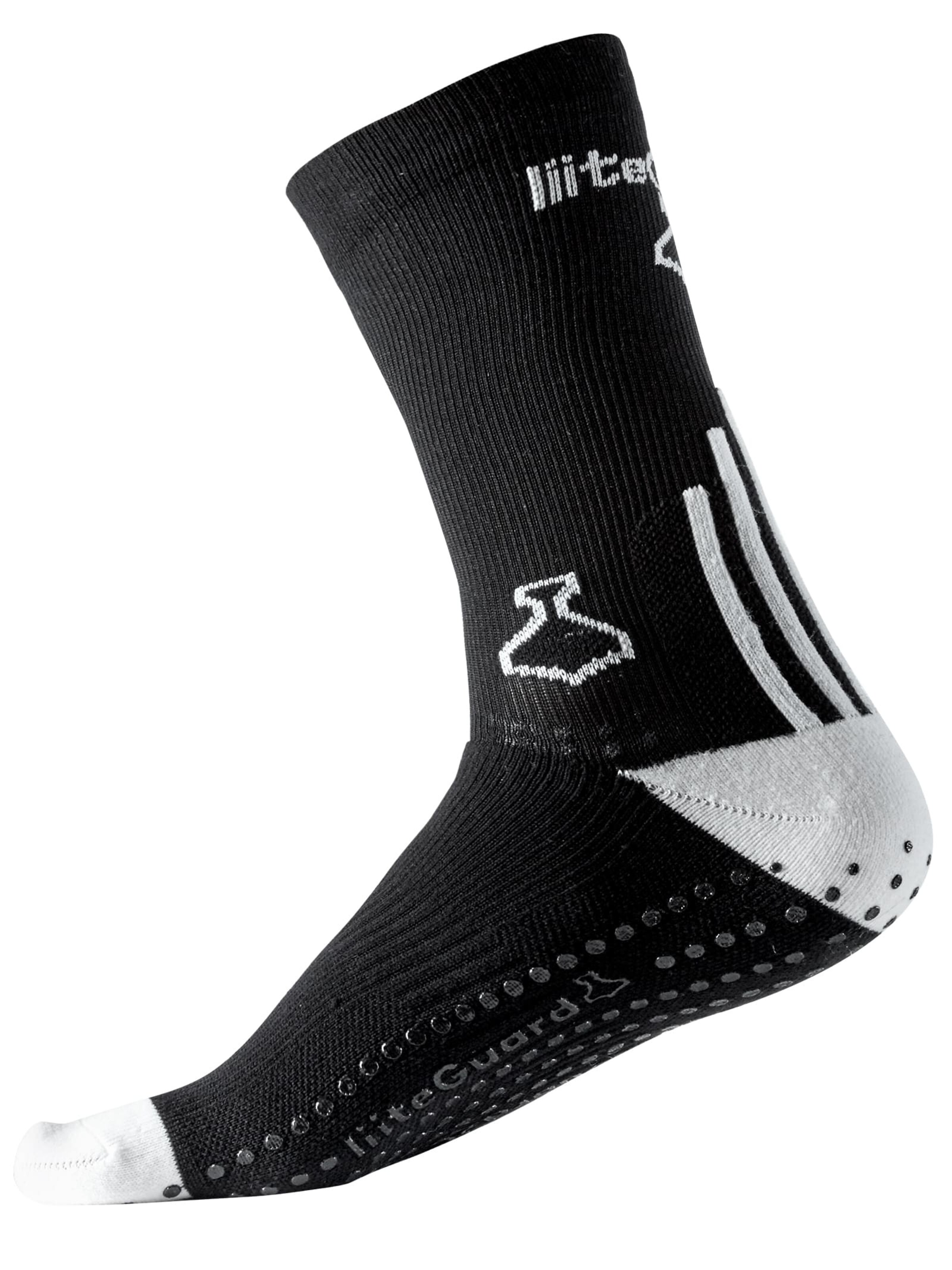 Chaussettes de sport 'Pro-Tech' liiteGuard en noir : devant