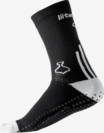 Chaussettes de sport 'PRO-TECH SOCK' liiteGuard en noir : devant