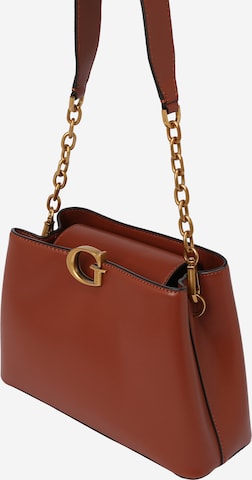 GUESS Shoulder Bag 'VIBE' in Brown: front