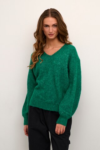 Kaffe Sweater 'Sarla' in Green: front