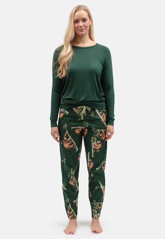 Cyberjammies Pyjamabroek 'Ember' in Groen