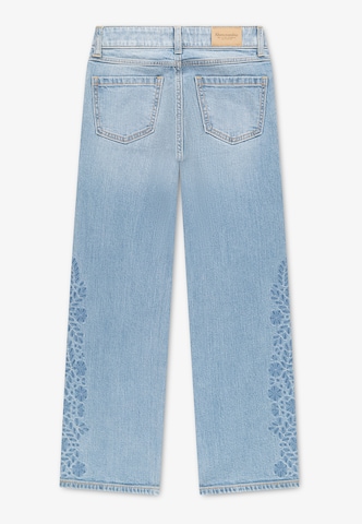 Wide Leg Jean Abercrombie & Fitch en bleu