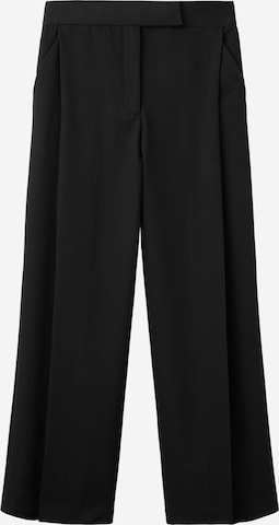 MANGO Pleat-front trousers 'MILO' in Black: front