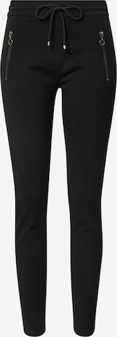 MAC - Slimfit Pantalón 'EASY smart' en negro: frente