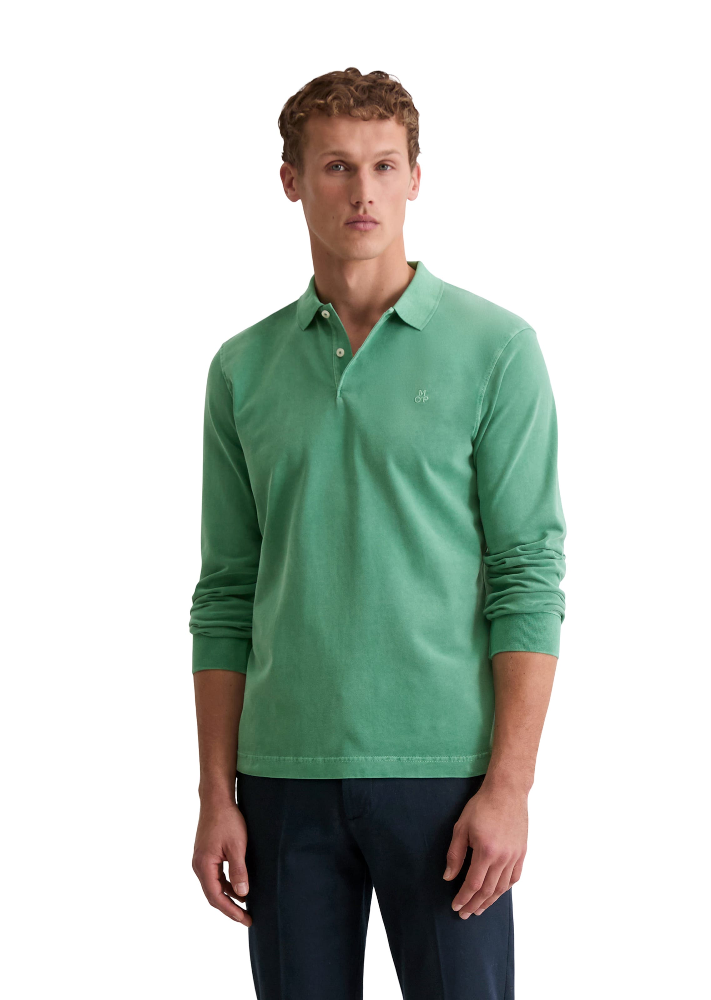 Marc O'Polo Poloshirt in Grau: Vorderseite