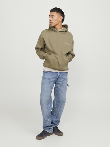 JACK & JONES Sweatshirt 'VESTERBRO BACK' in Green