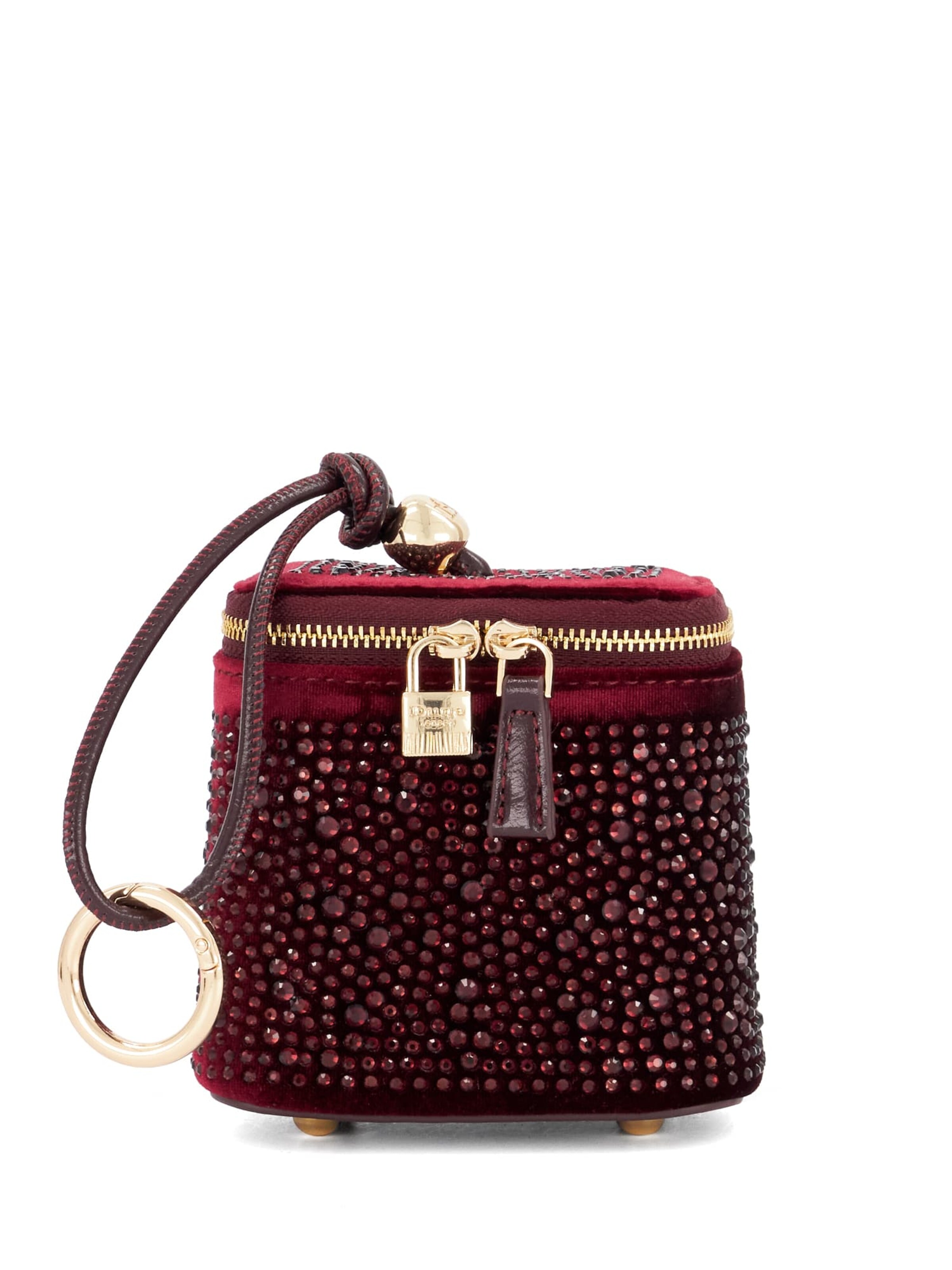 Dune LONDON Clutch 'Surround' in Rood: voorkant