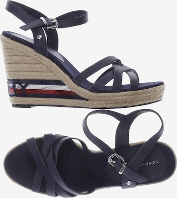 TOMMY HILFIGER Sandals & High-Heeled Sandals in 40 in Blue: front