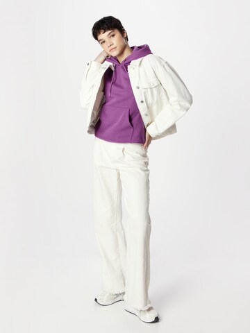 Felpa di Champion Authentic Athletic Apparel in lilla
