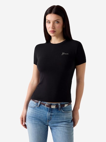 Maglietta di GUESS in nero: frontale
