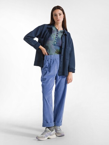 DEHA Slimfit Broek in Blauw: voorkant