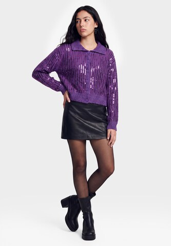 Cardigan myMo ROCKS en violet