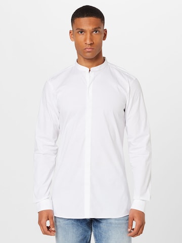 HUGO Red Regular fit Button Up Shirt 'Enrique' in White: front