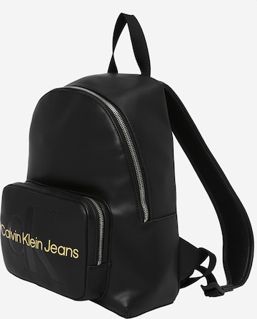 Calvin Klein Jeans - Mochila 'CAMPUS' en negro: frente