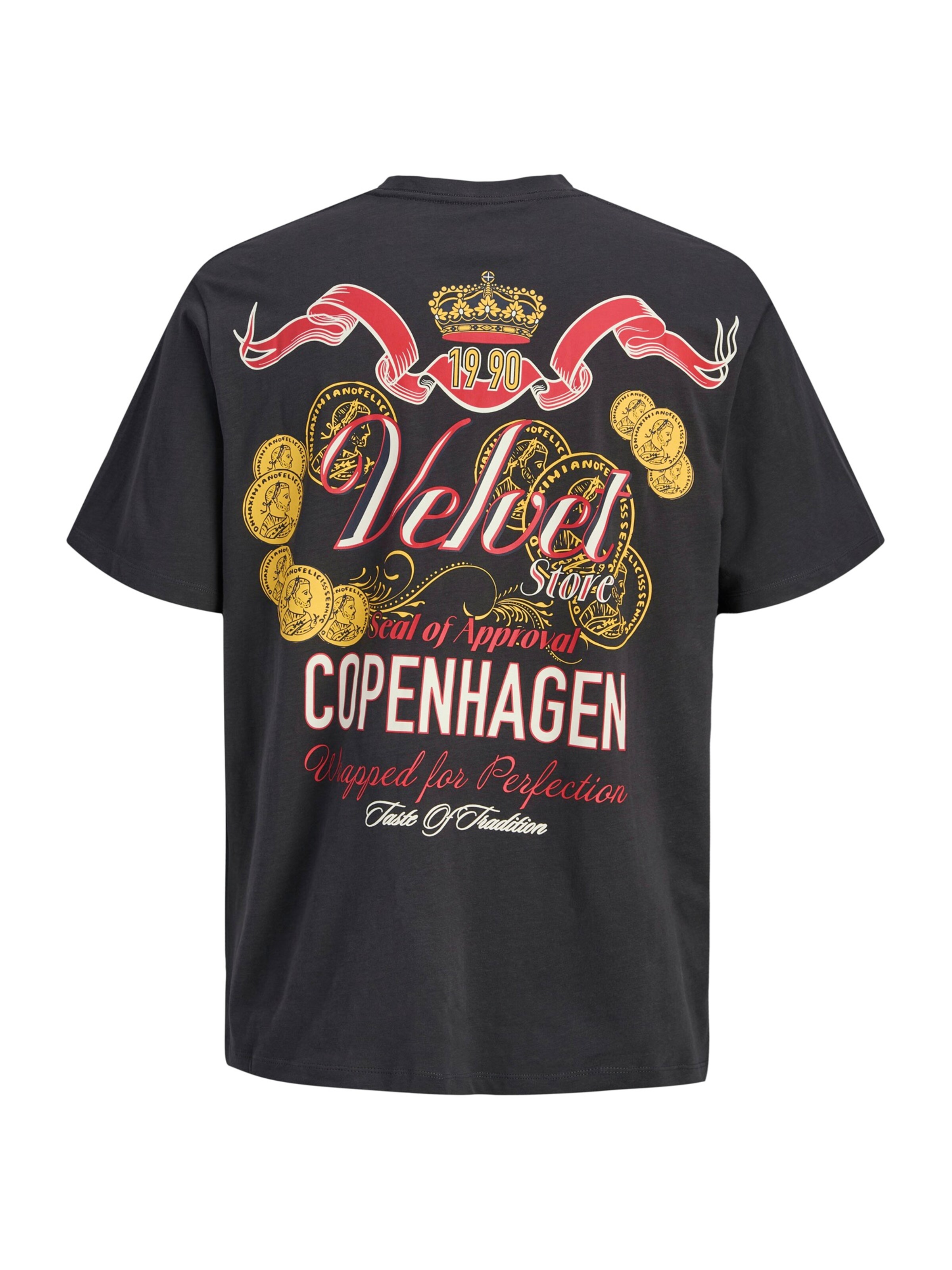 JACK & JONES Majica 'JORVINTAGE' | črna barva