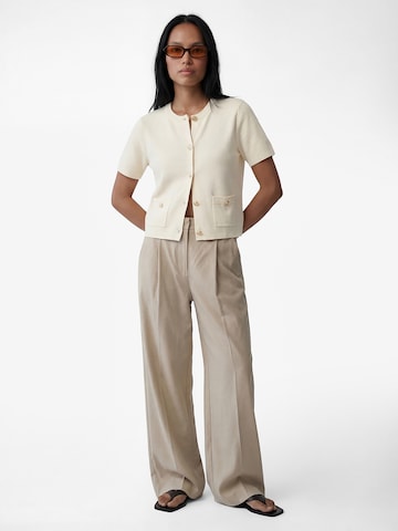 Koton Gebreid vest in Beige: voorkant
