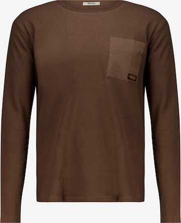 T-Shirt 'MURRA' Deeluxe en marron : devant