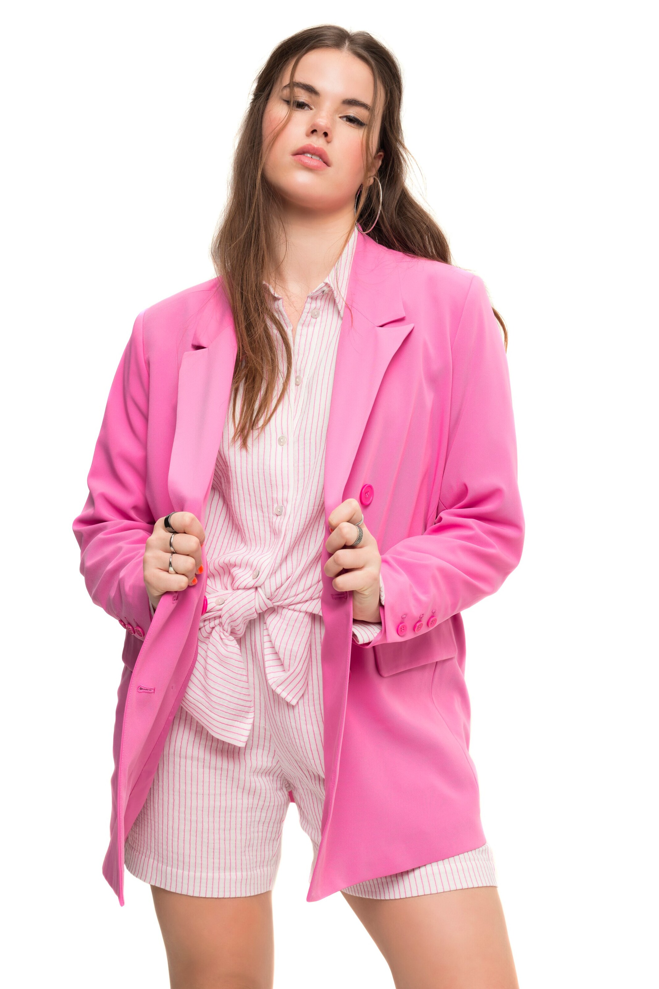 Studio Untold Blazers in Roze: voorkant