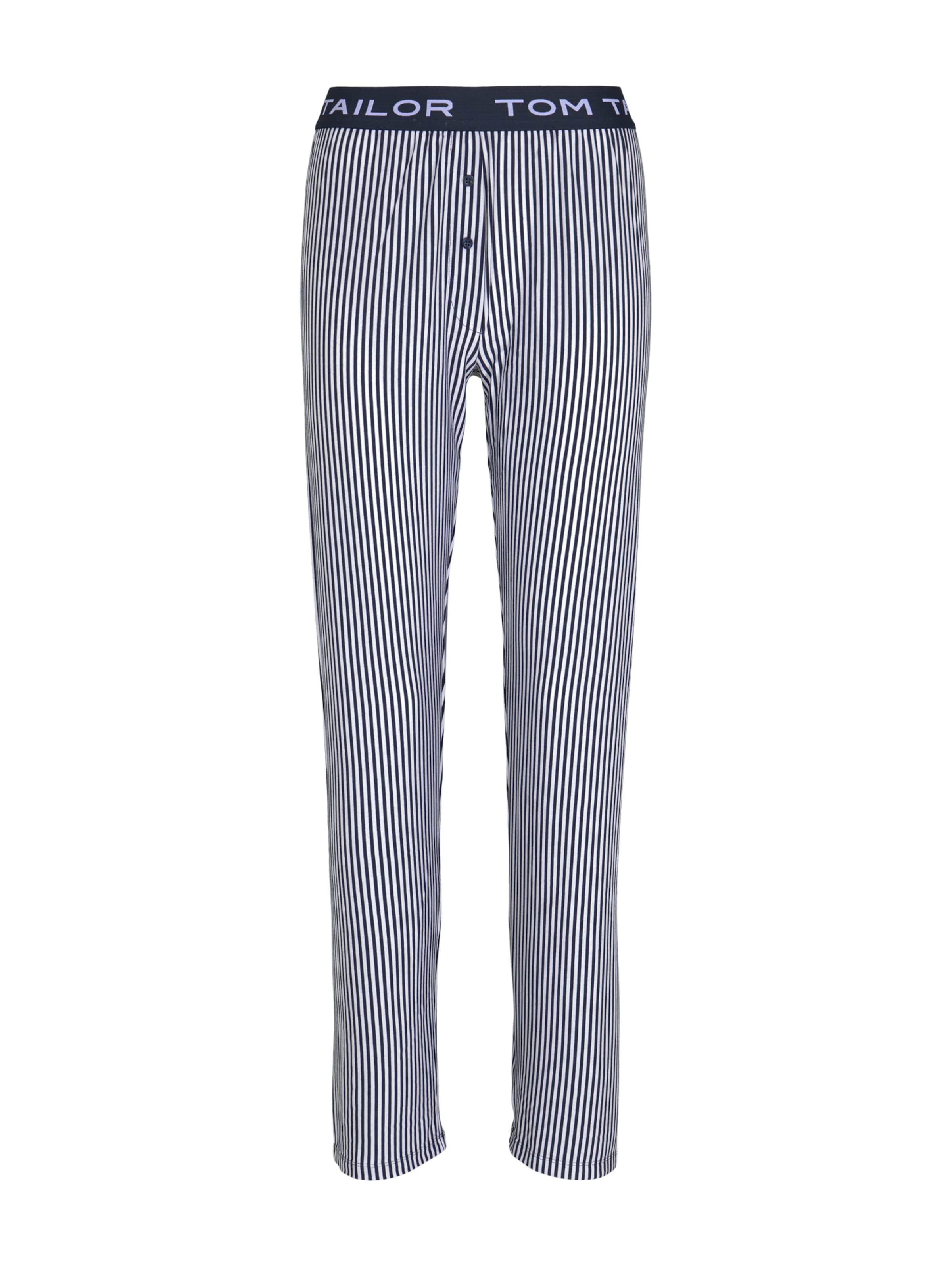 TOM TAILOR Pajama Pants in Blue: front