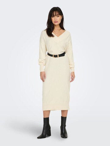 ONLY Kleid 'ONLFia' in Beige