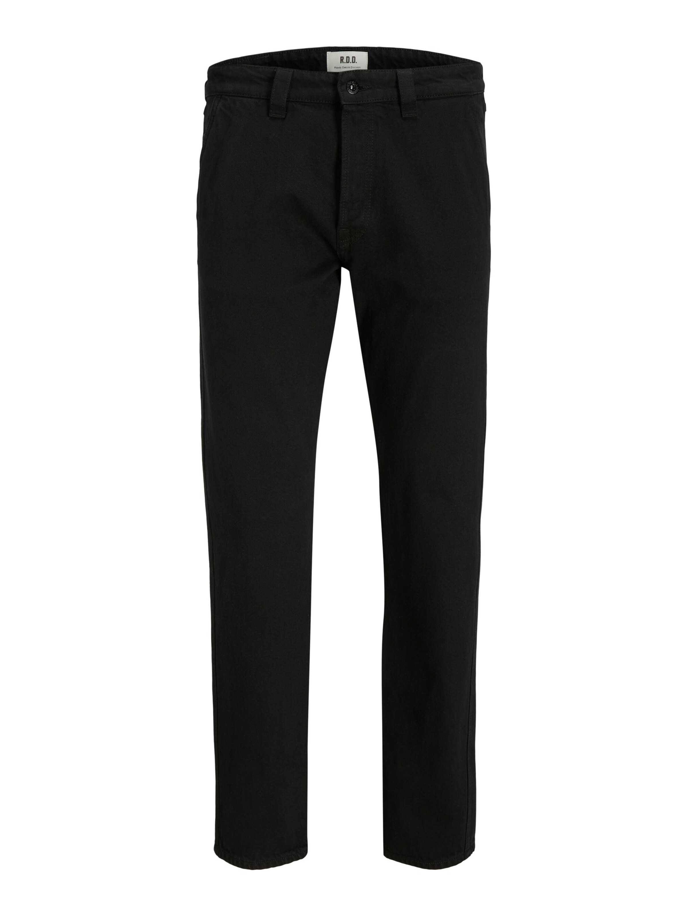 Regular Pantalon 'Chris' R.D.D. ROYAL DENIM DIVISION en noir : devant