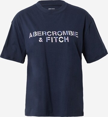 zils Abercrombie & Fitch T-Krekls: no priekšpuses