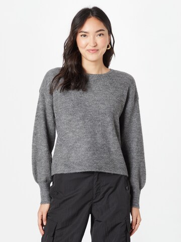 PIECES Sweater 'CELIC' in Grey: front