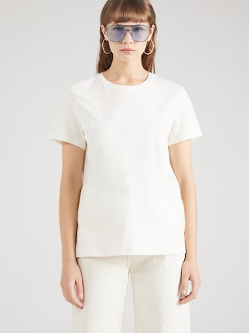 T-shirt Lauren Ralph Lauren en beige : devant