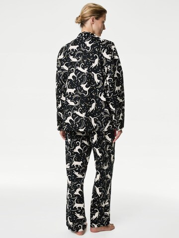 Marks & Spencer Pyjama in Zwart