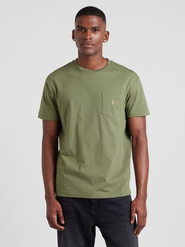zaļš Polo Ralph Lauren T-Krekls: no priekšpuses