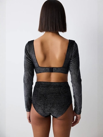 Body a camicia di Penti in nero