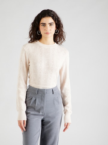 Pull-over 'HAVANA' OBJECT en beige : devant