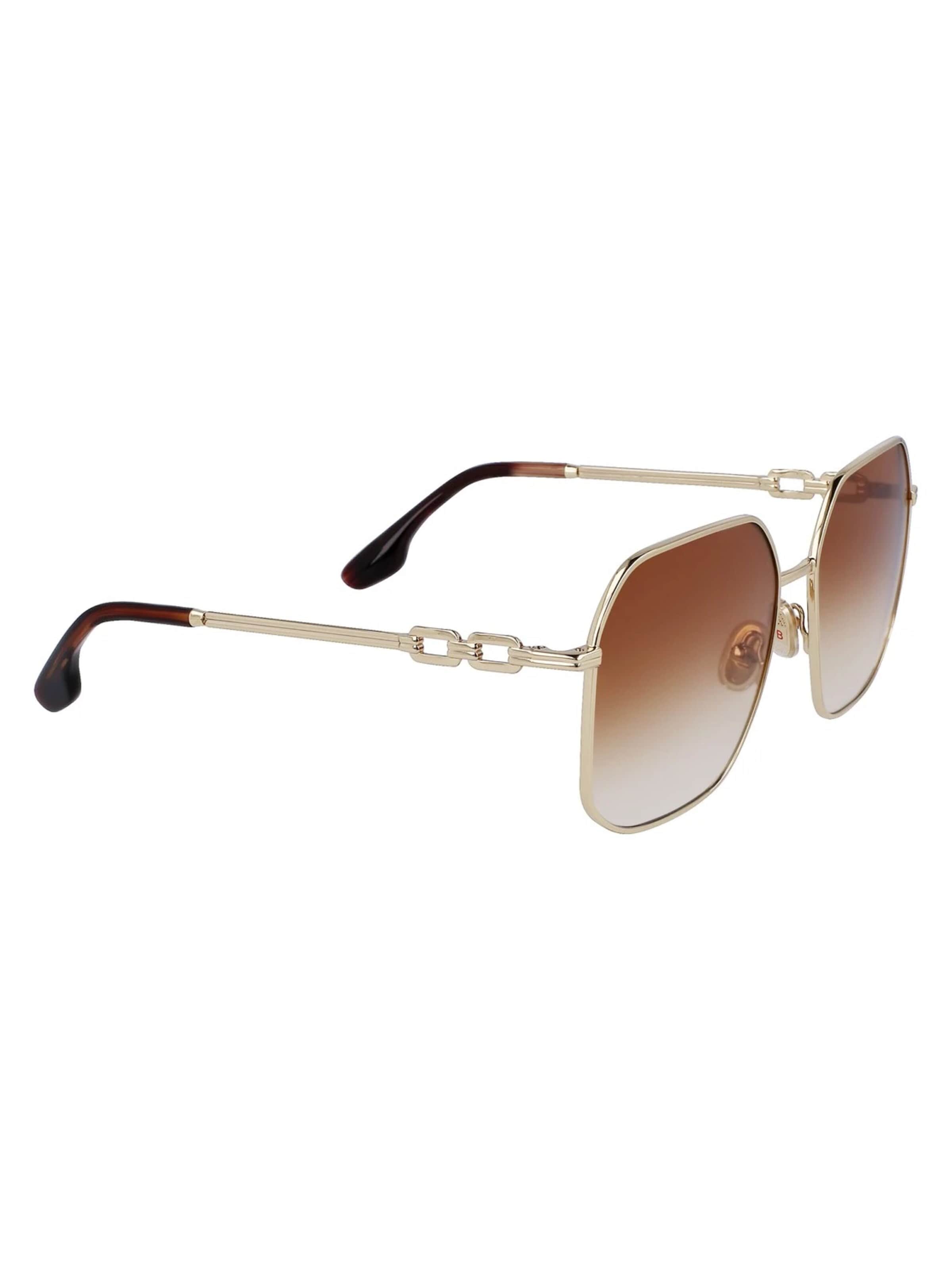 Victoria Beckham Zonnebril 'Victoria Beckham Sunglasses VB232S 723 58' in Goud