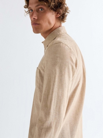 WRANGLER Regular fit Overhemd '1 Pocket' in Beige