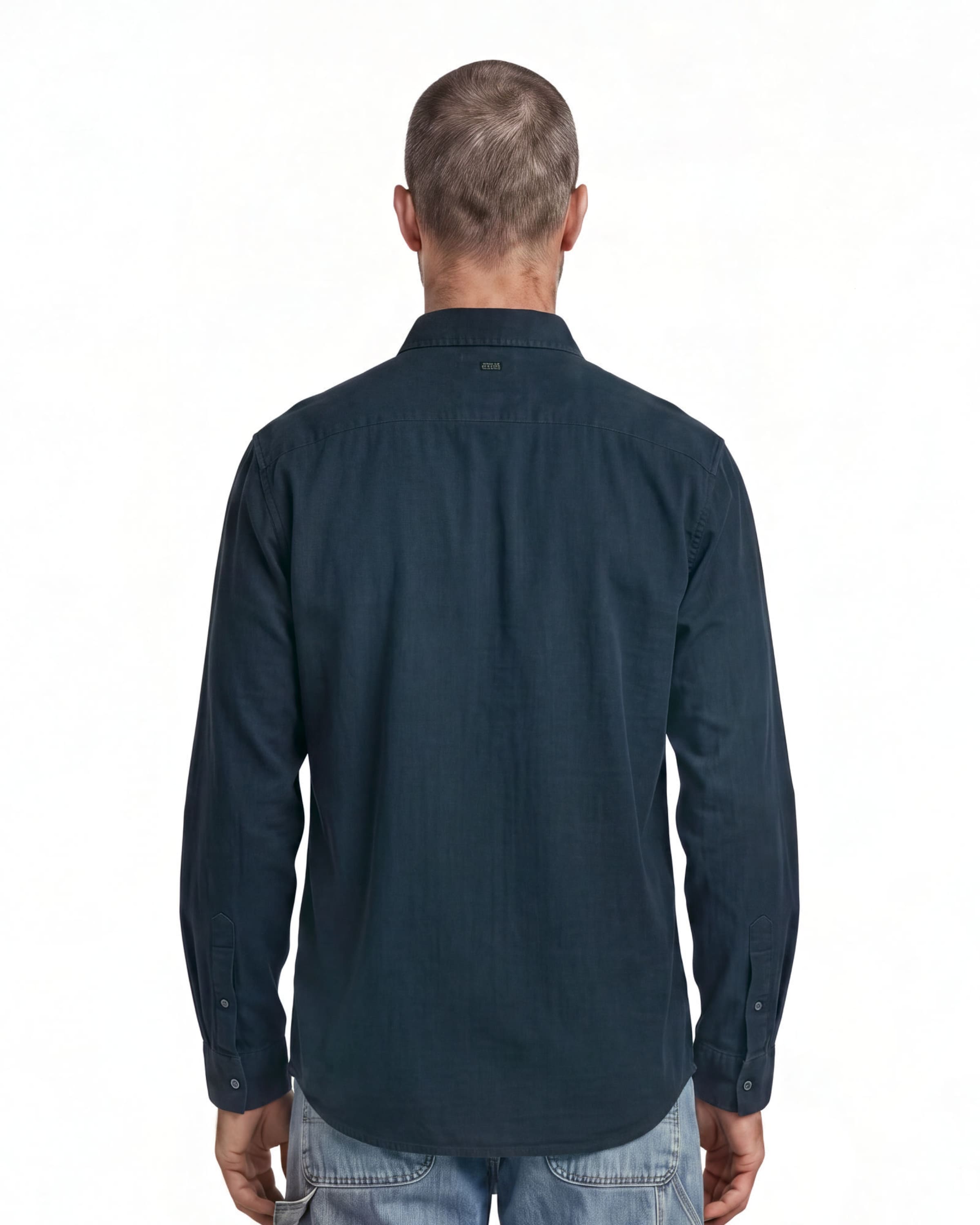 G-STAR Regular fit Shirt ' ' in Blauw: voorkant