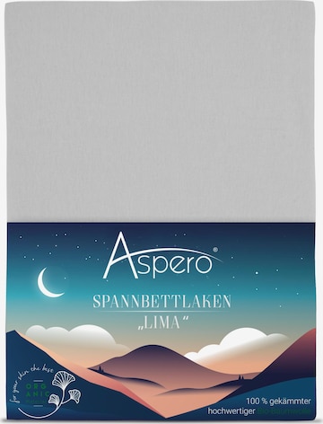 Aspero Bed Sheet 'RIGA' in Grey
