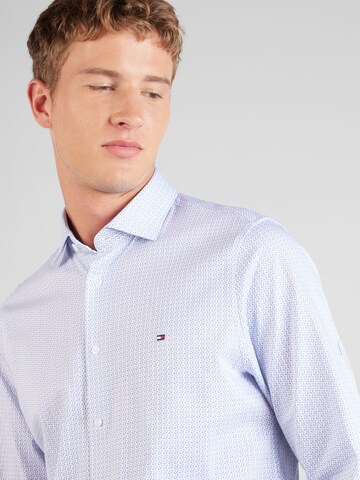 Coupe slim Chemise Tommy Hilfiger Tailored en bleu