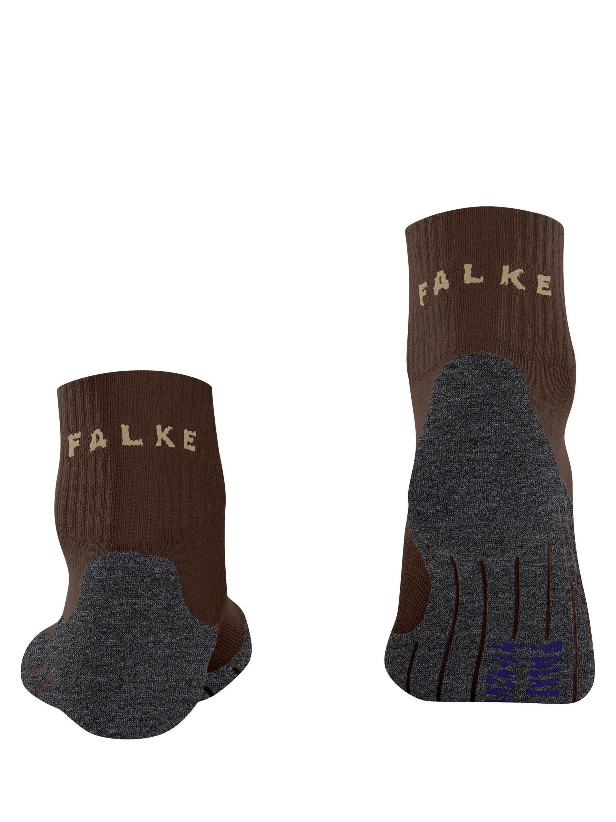 FALKE Athletic Socks 'TK2 Explore Cool Short' in Brown