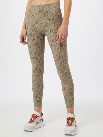 Varley Skinny Workout Pants 'Luna' in Grey: front