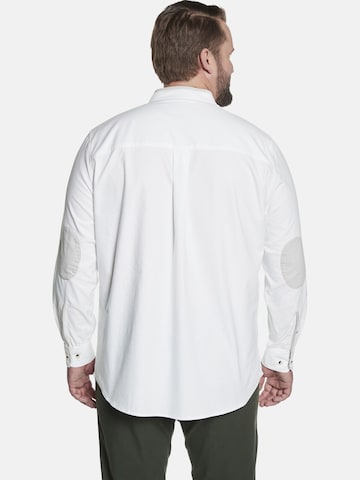Charles Colby Comfort Fit Hemd ' Duke Riley ' in Weiß
