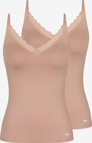 SLOGGI Unterhemd 'Go Blush' in Beige: Vorderseite
