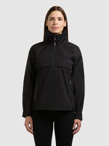 khujo Between-Season Jacket in Black: front