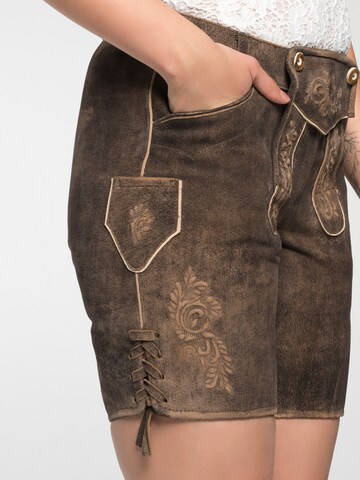 SPIETH & WENSKY Regular Traditional pants in Brown
