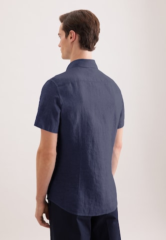 SEIDENSTICKER Slim Fit Hemd in Blau