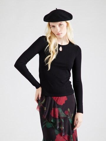 Tricou 'CARINA' de la VERO MODA pe negru: față