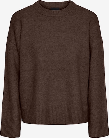 Pull-over 'PCAna' PIECES en marron : devant