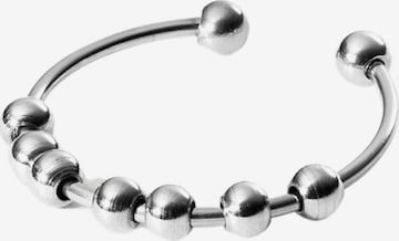 PURELEI - Anel 'Shade Anxiety' em prata: frente