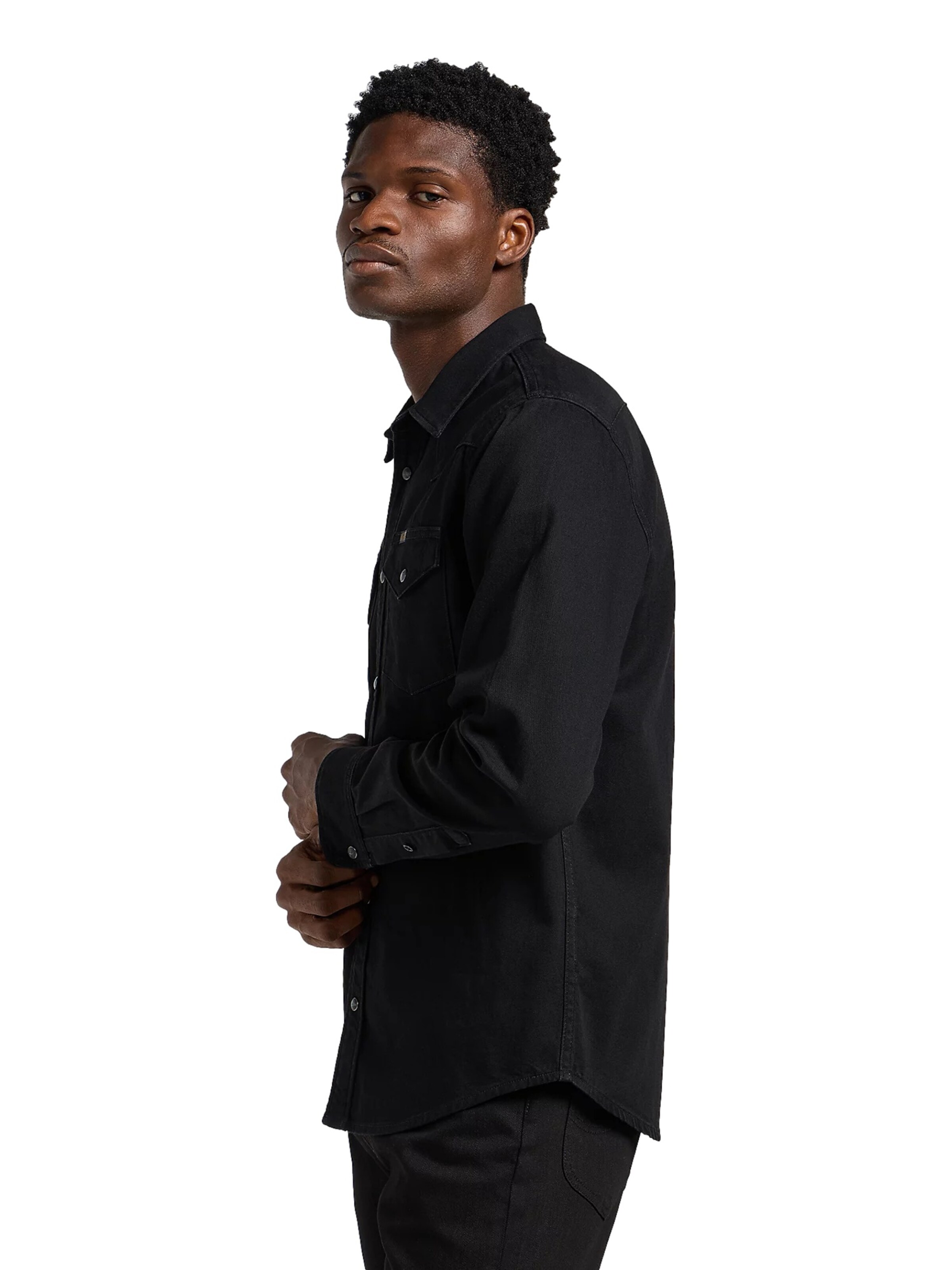 Regular fit Camicia di Lee in nero