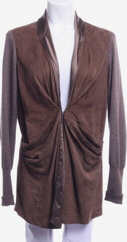 Brunello Cucinelli Jacket & Coat in XXL in Brown: front